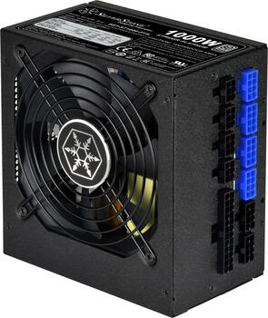 1000W SilverStone Strider Platinum PTS Series ATX 2.4 Netzteil, 80 PLUS Platinum