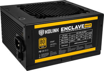 500W Kolink Enclave ATX 2.31 Netzteil, 80 PLUS Gold 