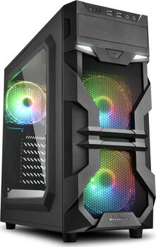 Sharkoon VG7-W RGB, Acrylfenster ATX-MidiTower 