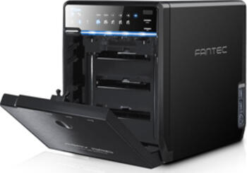 3.5 Zoll, Fantec QB-35RFEU3 SATA2 schwarz extern Gehäuse, USB 2.0