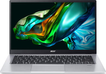 Acer Swift 1 SF114-34-P6C4 silber Notebook, 14 Zoll, Silver N6000, 4C/4T, 8GB RAM, 256GB SSD, Win 11 Home