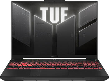 ASUS TUF Gaming A16 FA Notebook, grau, 16 Zoll, Ryzen 9 7845HX, 12C/24T, 16GB RAM, 1 TB SSD, Win 11 Home