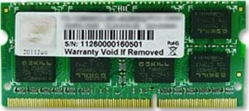 DDR3RAM 8GB DDR3-1333 G.Skill SQ Series SO-DIMM, CL9-9-9 