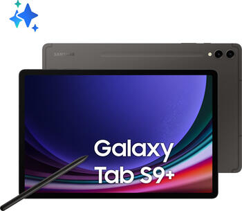Samsung Galaxy Tab S9+ X810 Tablet, 1x 3.36GHz + 2x 2.80GHz + 2x 2.80GHz + 3x 2.00GHz, 12GB RAM, 256GB Flash, Android