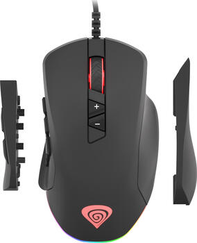 Genesis Xenon 770 Hybrid MMO/FPS Gaming Mouse, Maus 