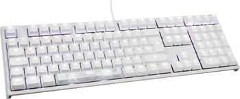 Ducky One 2 PBT weiß, LEDs weiß, MX-Black, USB, DE Layout Tastatur