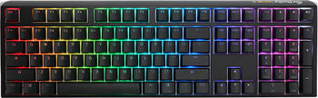 Ducky One 3 Classic Black PBT, Layout: DE, mechanisch, Cherry MX SILENT RGB RED, RGB, Gaming-Tastatur