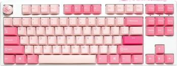 Ducky One 3 Gossamer Pink TKL, Layout: US, mechanisch, Cherry MX SILENT RED, Gaming-Tastatur