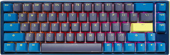 Ducky One 3 DayBreak SF PBT blau, Layout: DE, mechanisch, Cherry MX Silent RGB Red, RGB, Gaming-Tastatur