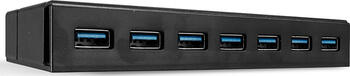 Lindy USB-Hub, 7x USB-A 3.0, USB-B 3.0 [Buchse] 