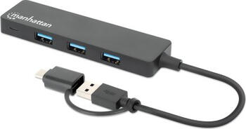 Manhattan 4x USB-A 3.0, USB-A 3.0/USB-C 3.0 [Stecker] 