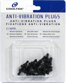 Cooltek Anti-Vibrations Plugs, 8er-Pack Gehäuse-Zubehör