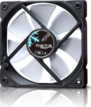 Fractal Design Dynamic X2 GP-12 PWM weiß/schwarz 120x120x25mm Lüfter 148.8m³/h, 32.2dB