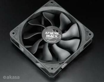 Akasa Apache case fan black, 140x140x25mm, 152.1m³/h, 12.5-22.2dB(A), IP54