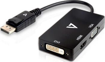 V7 DisplayPort-Adapter VGA, DVI, HDMI Stecker - Buchse 