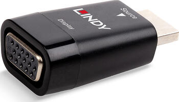 HDMI (Typ A) zu VGA Adapter Dongle schwarz Lindy 