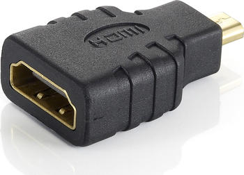 Adapter microHDMI (Typ D) > HDMI (Typ A) S/B schwarz Equip 