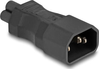 DeLOCK Netzadapter IEC 60320 - C14 auf C5, Stecker / Buchse, 2,5 A, gerade