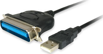 Equip USB auf Parallel adapter kable, schwarz 