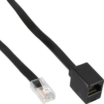 6m ISDN-Verlängerung, RJ45 (8P8C) Stecker / Buchse 