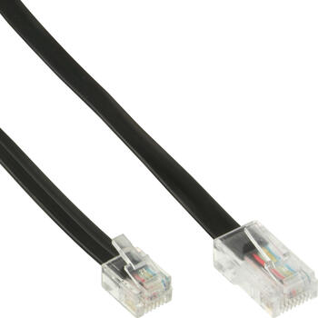 15m InLine Modularkabel, RJ45 zu RJ11 Stecker / Stecker 