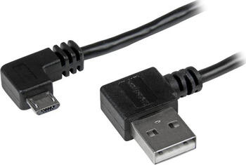 2m USB 2.0-Kabel TypA auf TypB micro gewickelt 