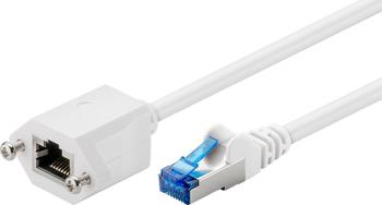 7,5m Patchkabel Cat.6a S/FTP weiss (10 Gbit/s/ 500 MHz) goobay