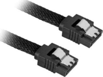 0,75 m Sleeve Kabel SATA 6Gb/s, SATA 7-pin Schwarz Sharkoon