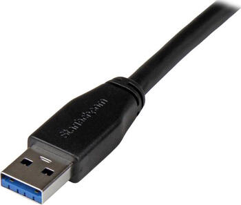 10m StarTech.com Aktives USB 3.0 Kabel, USB-A > USB-B 