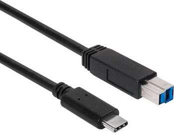 1m Club 3D USB 3.1 Adapterkabel, USB-B 3.1 Stecker auf USB-C 3.1 Stecker