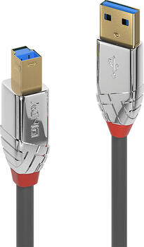 2m USB 2.0 Kabel USB A -> USB B Grau 