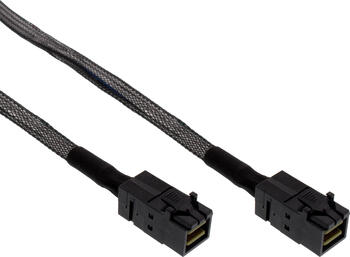 0,5m InLine Mini-SAS HD Kabel, SFF-8643 zu SFF-8643, mit Sideband