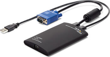StarTech Tragbarer KVM Konsolen auf USB 2.0 Laptop Adapter 
