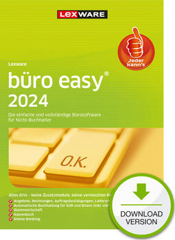 Lexware Büro Easy 2024, ESD Jahresversion (365-Tage)