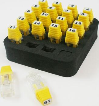 Softing IT Networks 24x RJ45 Remote Identifier Set 1-24 für Kabel Tester