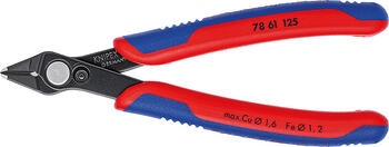 Knipex Electronic Super Knips Elektronik-Seitenschneider, 125mm, 64HRC, Elektronik-Seitenschneider