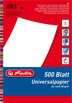 500 Blatt Herlitz Druckerpapier A4 80g (210x297mm) 