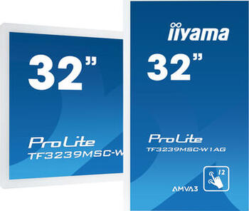 iiyama ProLite TF3239MSC-W1AG Computerbildschirm 80 cm (31.5) 1920 x 1080 Pixel Full HD LED Touchscreen Multi-Nutzer Weiß