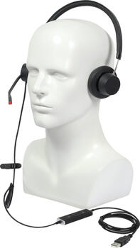 Plusonic wired Headset VT X140 binaural