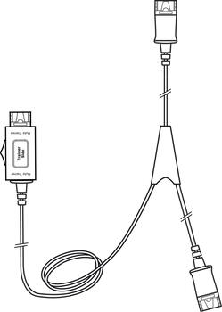 SNOM Headset Trainer Y-cable for A100