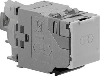 Rutenbeck Modul, CAT8.1, 1xRJ45, keystone, UM-Cat.8.1/Class I 40/25/10G