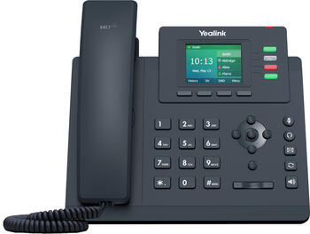 Yealink SIP-T34W, VoIP-Telefon (schnurgebunden), Anruferanzeige, Freisprecheinrichtung, Wideband, SIP (4 Accounts), Displaytasten (8/4x beleuchtet), optische Anrufsignalisierung