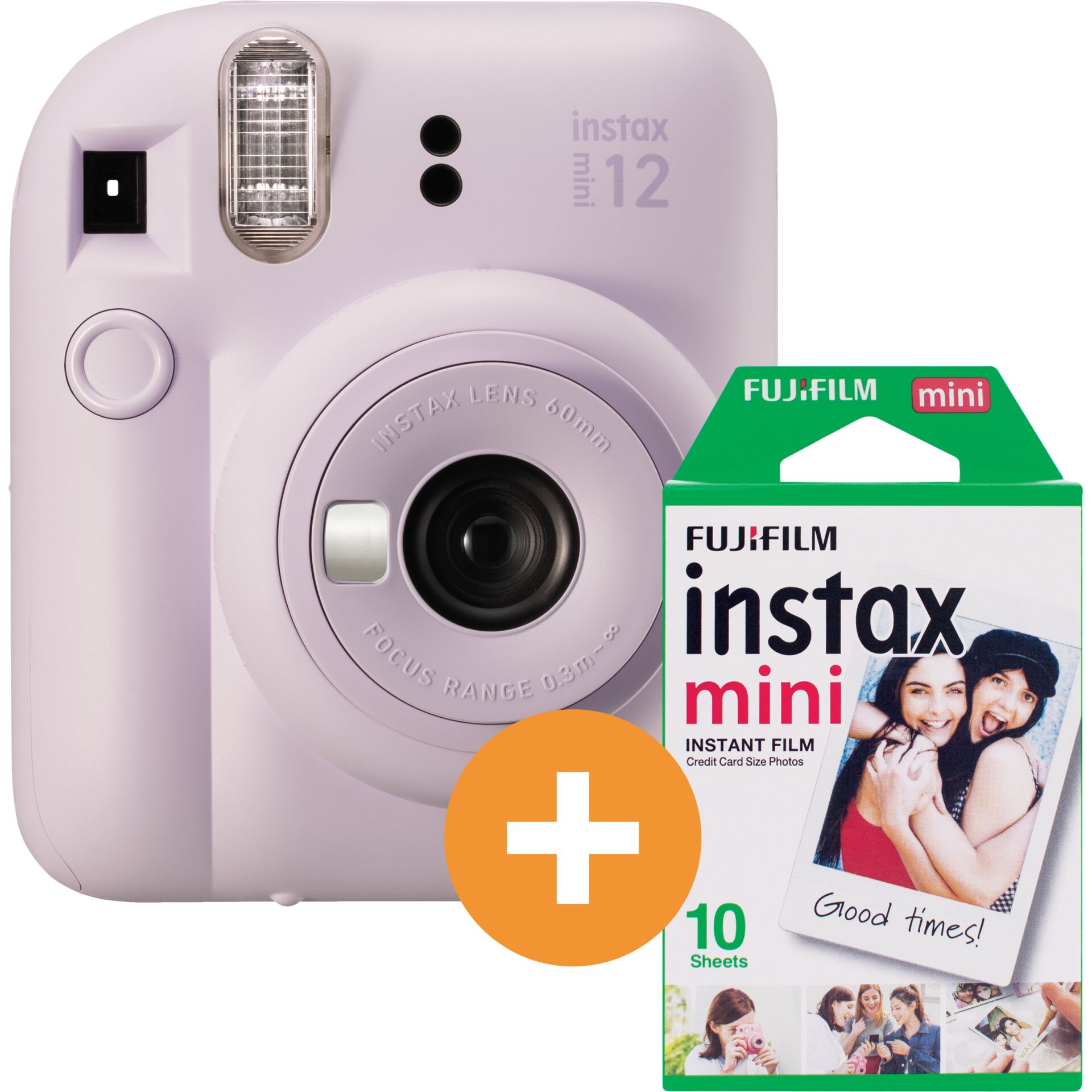 Fujifilm instax mini 12 Set lilac-purple mit Film