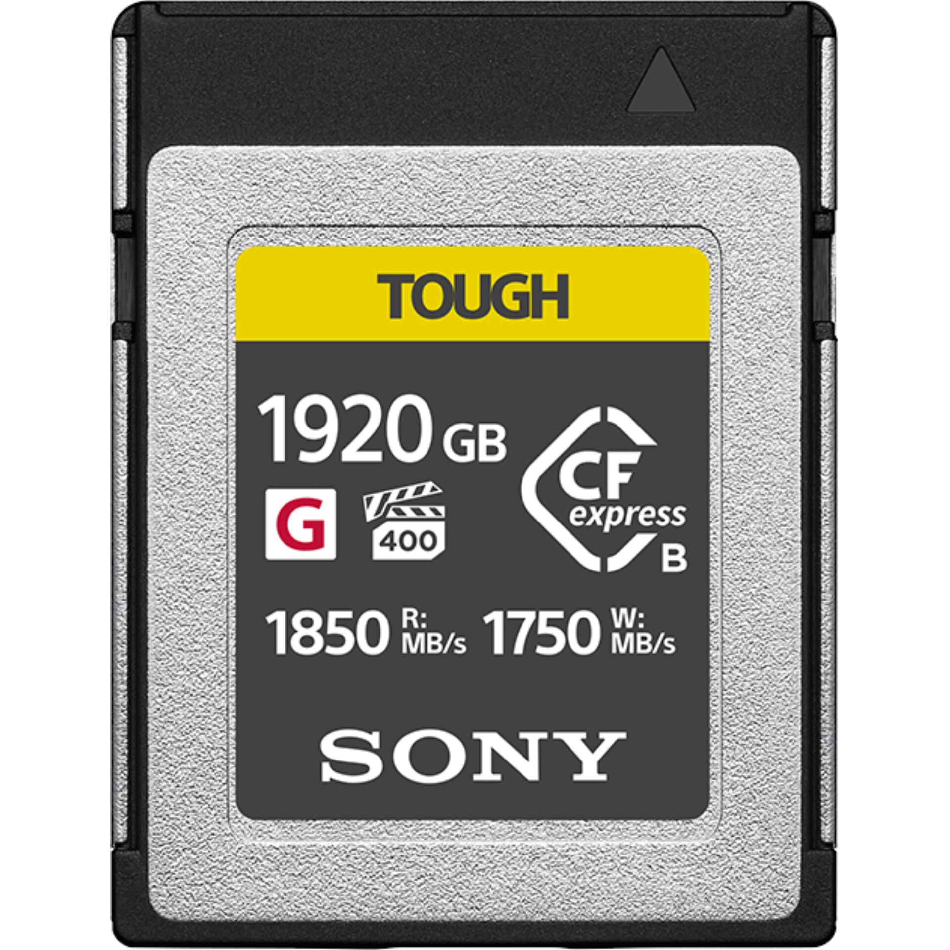 ny TOUGH CEB-G Series R1850/W1750 CFexpress Type B 1.92TB Speicherkarte, USB-C 3.0 (5Gb/s), lesen: 1850MB/s, schreiben: 1750MB/s