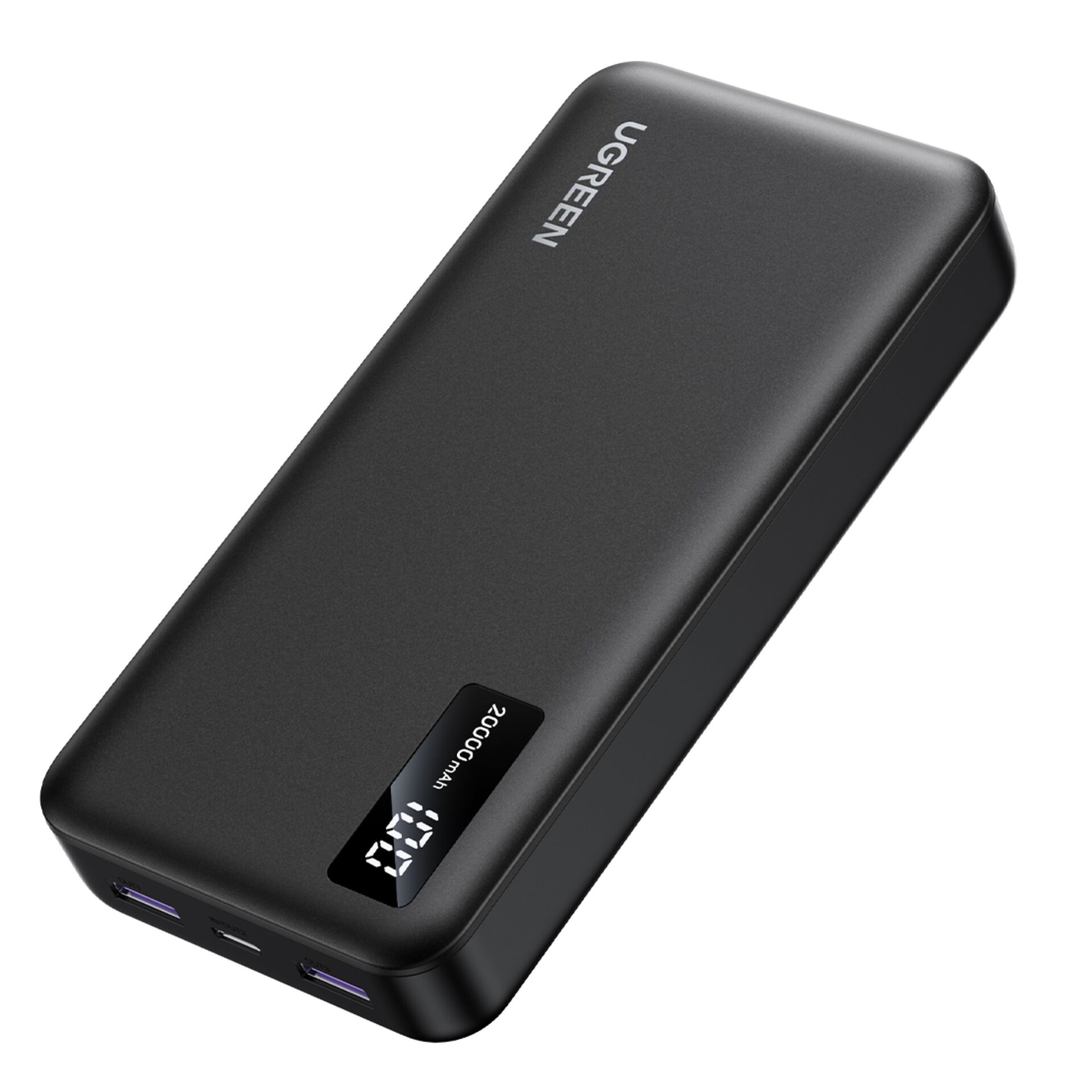 Ugreen 10000mAh Two-way Fast Charging Powerbank Black Grau