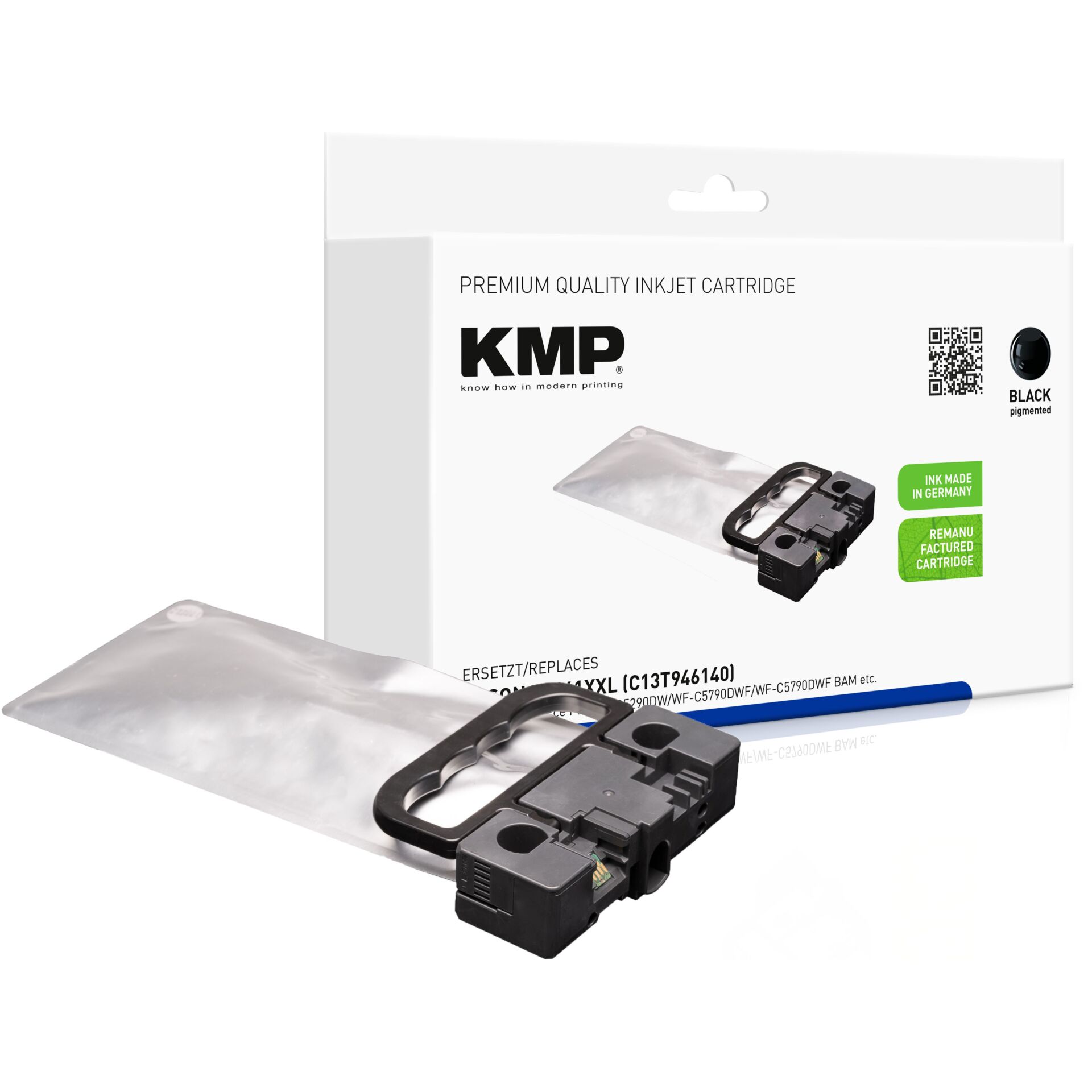 KMP Tintenpatrone schwarz kompatibel mit Epson C13T946140