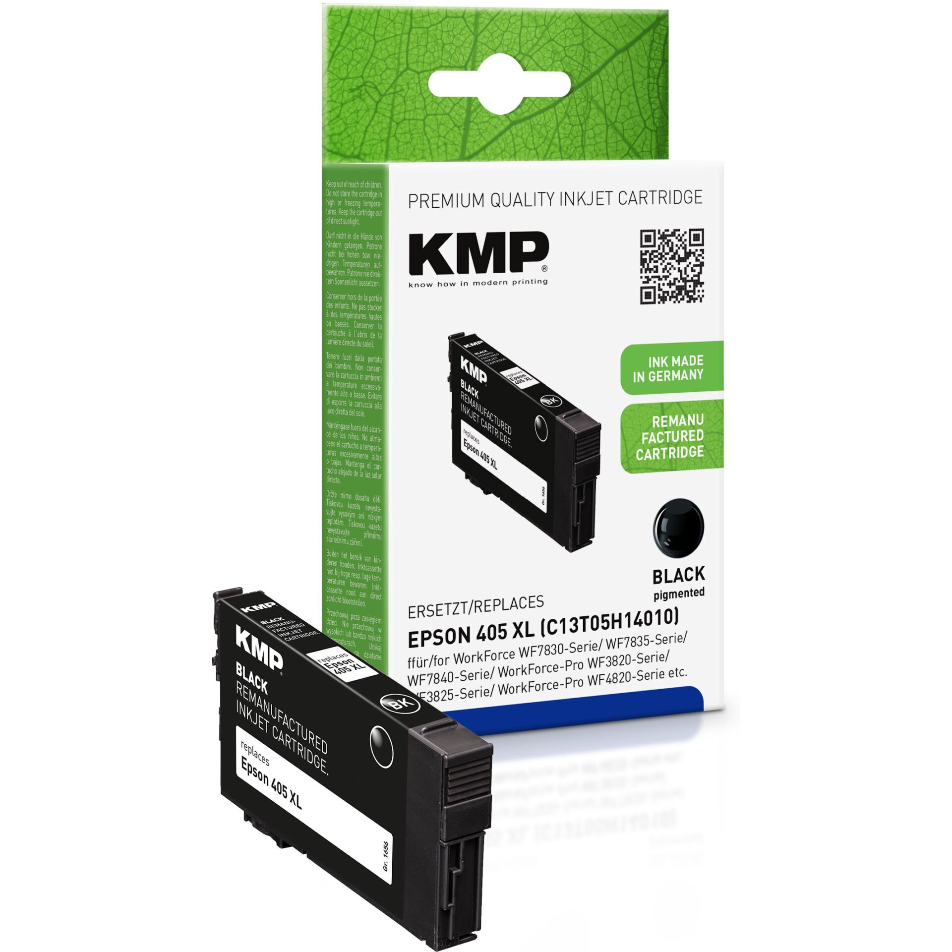 KMP Tintenpatrone schwarz komp. mit Epson C13T05H14010