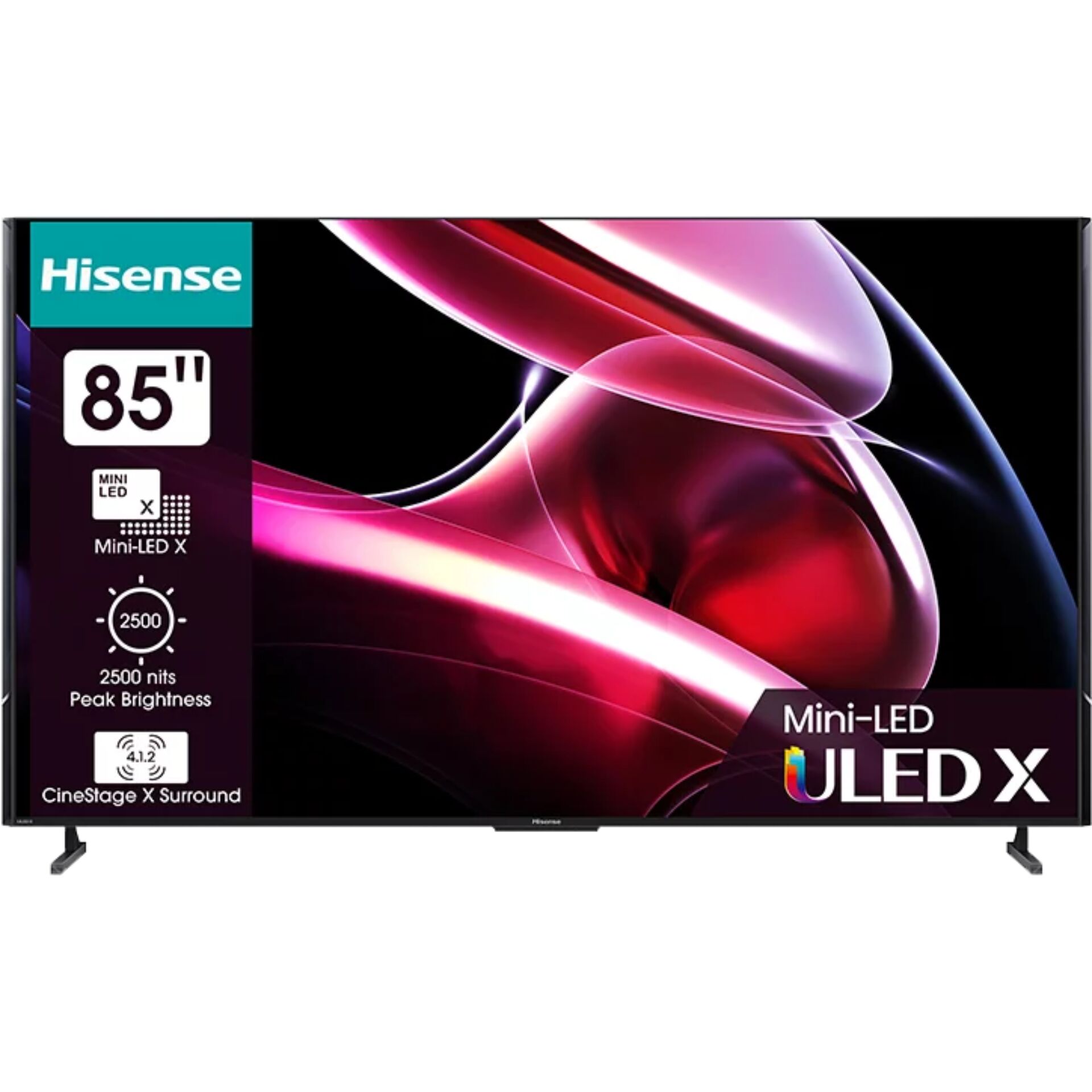 Hisense 85UXKQ Fernseher 2,16 m (85) 4K Ultra HD Smart-TV WLAN Anthrazit 2500 cd/m