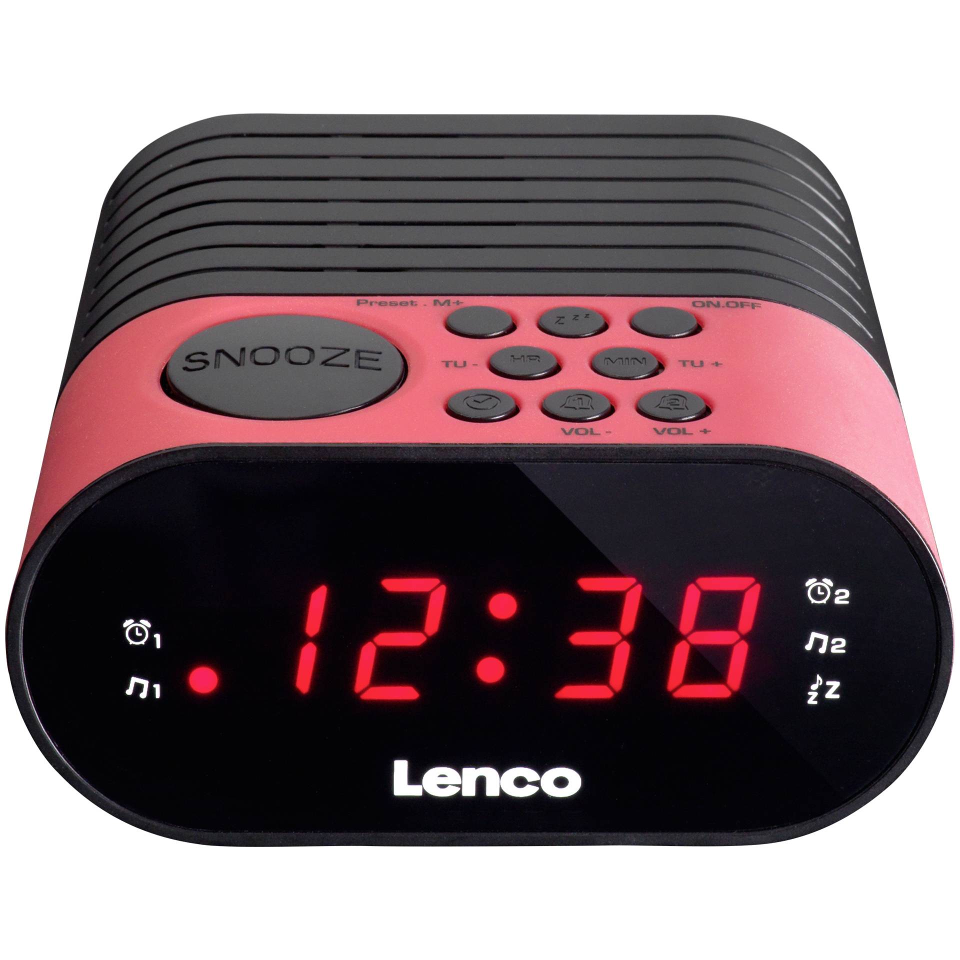 Lenco CR 07 UKW pink Radiowecker günstig bei