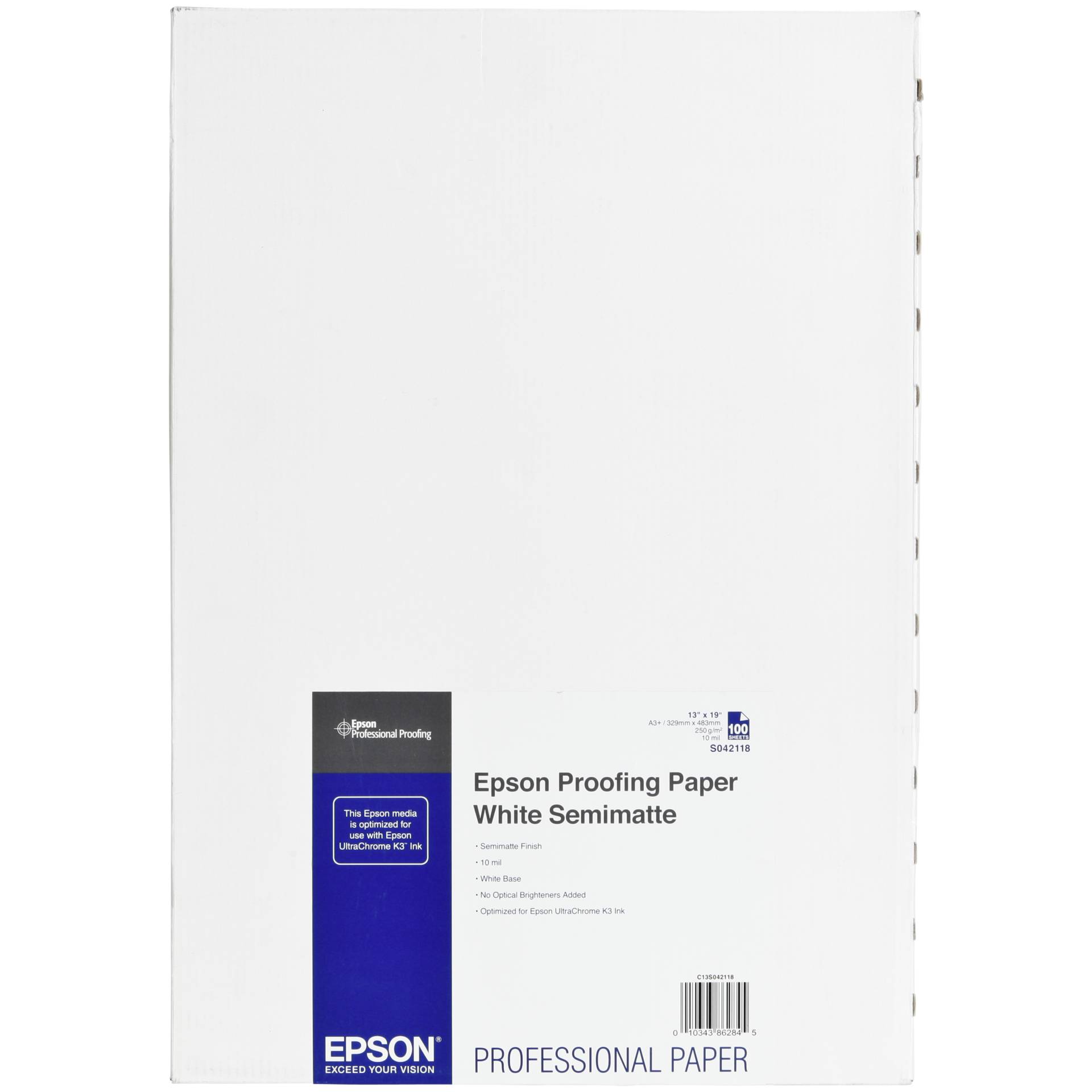 Epson Proofing Paper White Semimatte A 3+ 100 Bl.  S 042118